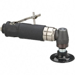 Dynabrade - 4" Max Disc, 12,000 RPM, Pneumatic Handheld Disc Sander - 39 CFM, 1/4 NPT Inlet, 0.7 hp, 90 psi - Exact Industrial Supply