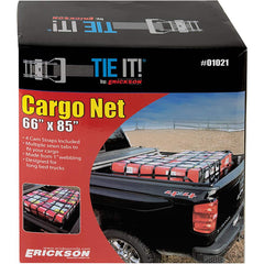Trailer & Truck Cargo Accessories; Type: Cargo Net; For Use With: Short Bed Trucks; Material: Polyester; Length: 66″; Width (Inch): 85; Color: Black; Number of Hooks: 4; Minimum Order Quantity: Polyester; For Use With: Short Bed Trucks; Material: Polyeste