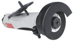 3M - 3" Wheel Diam, 25,000 RPM, Pneumatic Cutoff & Cutoff-Grinder Tool - Straight Handle, 1/4 NPT Inlet - Exact Industrial Supply