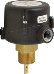 McDonnell & Miller - 160 psi, Brass Housing, General Purpose Flow Switch - 5.1 to 131.1 GPM, 120 VAC Voltage - Exact Industrial Supply