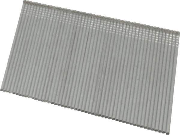 DeWALT - 16 Gauge 2-1/2" Long Finishing Nails for Power Nailers - Grade 2 Steel, Galvanized Finish, Angled Stick Collation - Exact Industrial Supply