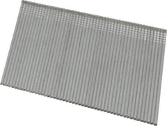 DeWALT - 16 Gauge 2-1/2" Long Finishing Nails for Power Nailers - Grade 2 Steel, Galvanized Finish, Angled Stick Collation - Exact Industrial Supply