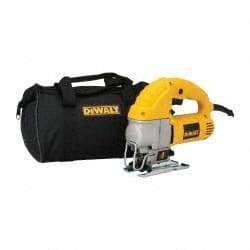 DeWALT - 5.5 Amp, 3,100 SPM, 1 Inch Stroke Length, Electric Jigsaw - 120V, 45° Cutting Angle - Exact Industrial Supply