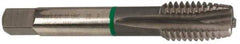 Guhring - 1/4-20 UNC, 3 Flute, Bright Finish, Cobalt Spiral Point Tap - Plug Chamfer, Right Hand Thread, 2-1/2" OAL, 0.63" Thread Length, 0.255" Shank Diam, 2B Class of Fit, Series 3913 - Exact Industrial Supply