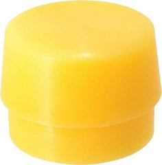 Garland - 2" Face Diam, Grade Extra Hard, Yellow Hammer Tip/Face - Plastic - Exact Industrial Supply