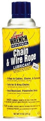 Liquid Wrench - 11 oz Aerosol General Purpose Chain & Cable Lubricant - Clear Bright Yellow, -20 to 650°F - Exact Industrial Supply