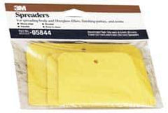 3M - Assorted Spreaders for Body Fillers & Finishing Putties - Plastic - Exact Industrial Supply