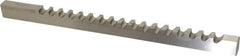 Value Collection - 14mm Keyway Width, Style D-1, Keyway Broach - High Speed Steel, Bright Finish, 9/16" Broach Body Width, 1" to 6" LOC, 13-7/8" OAL - Exact Industrial Supply