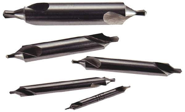 Keo - 5 Piece, #11 to 15, Bell Edge, High Speed Steel Combo Drill & Countersink Set - 60° Incl Angle - Exact Industrial Supply