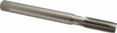 Interstate - 3/4-10 UNC, 4 Flute Plug Hand Pulley Tap - High Speed Steel, Bright Finish, Right Hand Flute, H3 Thread Limit, 8" OAL - Exact Industrial Supply