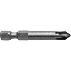 Apex - Power & Impact Screwdriver Bits & Holders; Bit Type: Frearson ; Hex Size (Inch): 1/4 ; Phillips Size: #1 ; Overall Length Range: 3" - Exact Industrial Supply