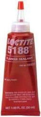 Loctite - 50 mL Tube Red Polyurethane Joint Sealant - -65 to 300°F Operating Temp, 24 hr Full Cure Time, Series 5188 - Exact Industrial Supply