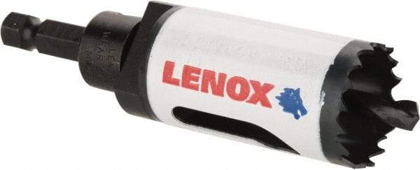 Lenox - 1-1/8" Diam, 1-9/16" Cutting Depth, Hole Saw - Bi-Metal Saw, Toothed Edge - Exact Industrial Supply