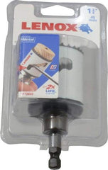 Lenox - 1-3/4" Diam, 1-9/16" Cutting Depth, Hole Saw - Bi-Metal Saw, Toothed Edge - Exact Industrial Supply