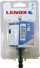 Lenox - 2" Diam, 1-9/16" Cutting Depth, Hole Saw - Bi-Metal Saw, Toothed Edge - Exact Industrial Supply