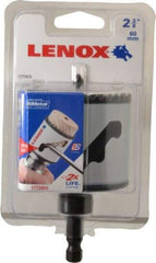 Lenox - 2-3/8" Diam, 1-9/16" Cutting Depth, Hole Saw - Bi-Metal Saw, Toothed Edge - Exact Industrial Supply