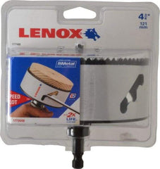 Lenox - 4-3/4" Diam, 1-9/16" Cutting Depth, Hole Saw - Bi-Metal Saw, Toothed Edge - Exact Industrial Supply