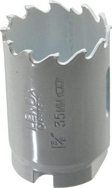 Lenox - 1-3/8" Diam, 1-1/2" Cutting Depth, Hole Saw - Carbide-Tipped Saw, Toothed Edge - Exact Industrial Supply