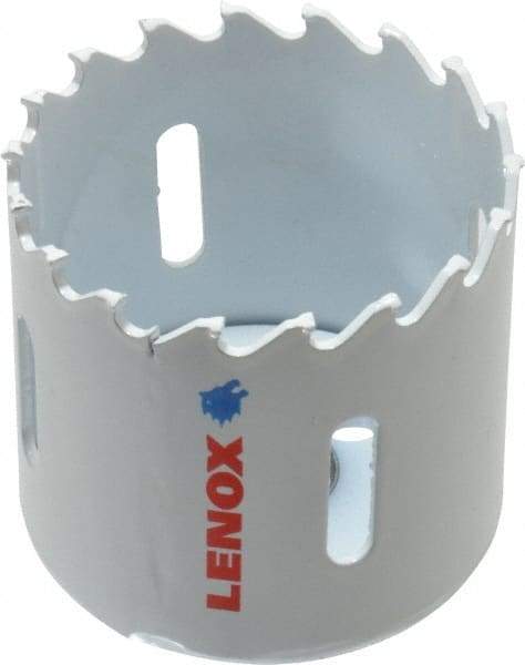 Lenox - 2" Diam, 1-1/2" Cutting Depth, Hole Saw - Carbide-Tipped Saw, Toothed Edge - Exact Industrial Supply
