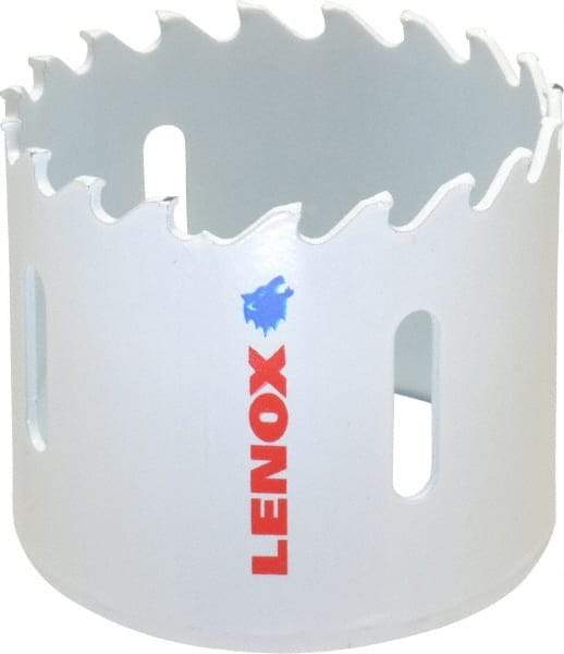Lenox - 2-1/8" Diam, 1-1/2" Cutting Depth, Hole Saw - Carbide-Tipped Saw, Toothed Edge - Exact Industrial Supply