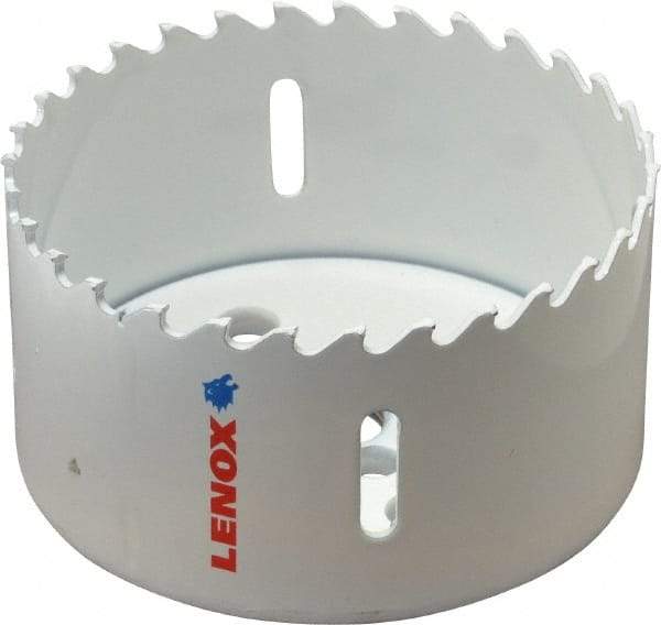 Lenox - 3-3/8" Diam, 1-1/2" Cutting Depth, Hole Saw - Carbide-Tipped Saw, Toothed Edge - Exact Industrial Supply