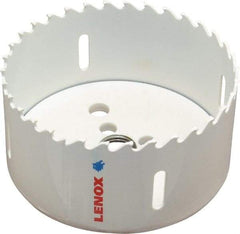 Lenox - 3-5/8" Diam, 1-1/2" Cutting Depth, Hole Saw - Carbide-Tipped Saw, Toothed Edge - Exact Industrial Supply