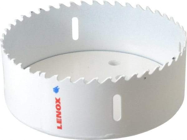 Lenox - 5" Diam, 1-1/2" Cutting Depth, Hole Saw - Carbide-Tipped Saw, Toothed Edge - Exact Industrial Supply