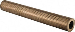 Made in USA - 1-3/4 Inch Outside Diameter x 13 Inch Long, Aluminum Bronze Round Tube - 1-1/4 Inch Inside Diameter, Alloy Aluminum Bronze (CDA 954), 5 Lb. Shipping Weight - Exact Industrial Supply