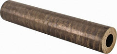 Made in USA - 2-1/4 Inch Outside Diameter x 13 Inch Long, Aluminum Bronze Round Tube - 1-1/4 Inch Inside Diameter, Alloy Aluminum Bronze (CDA 954), 11 Lb. Shipping Weight - Exact Industrial Supply