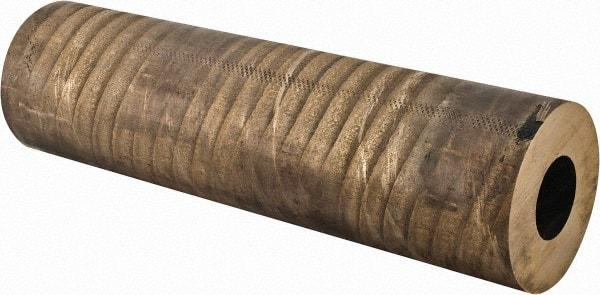 Made in USA - 3-1/2 Inch Outside Diameter x 13 Inch Long, Aluminum Bronze Round Tube - 1-3/4 Inch Inside Diameter, Alloy Aluminum Bronze (CDA 954), 28 Lb. Shipping Weight - Exact Industrial Supply