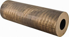 Made in USA - 4 Inch Outside Diameter x 13 Inch Long, Aluminum Bronze Round Tube - 2 Inch Inside Diameter, Alloy Aluminum Bronze (CDA 954), 36 Lb. Shipping Weight - Exact Industrial Supply