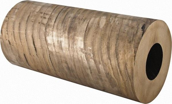 Made in USA - 6 Inch Outside Diameter x 13 Inch Long, Aluminum Bronze Round Tube - 3 Inch Inside Diameter, Alloy Aluminum Bronze (CDA 954), 82 Lb. Shipping Weight - Exact Industrial Supply