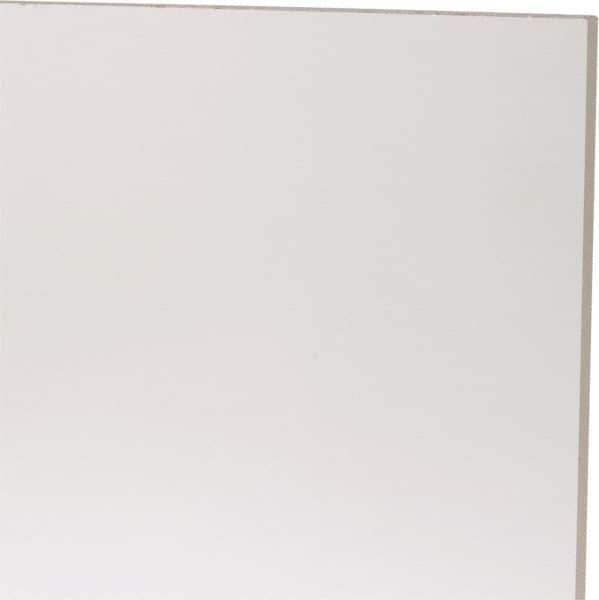 Made in USA - 1/4" Thick x 24" Wide x 4' Long, Acrylic Sheet - Clear, Abrasion Resistant Grade - Exact Industrial Supply