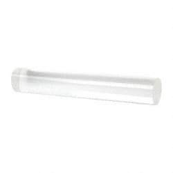 Made in USA - 8' Long, 1-1/2" Diam, Acrylic Plastic Rod - Clear - Exact Industrial Supply