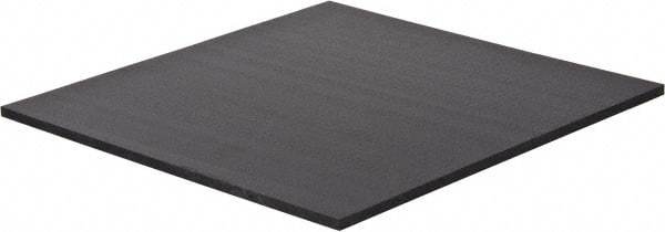 Made in USA - 1/4" Thick x 24" Wide x 2' Long, Noryl (PPO) Sheet - Black - Exact Industrial Supply