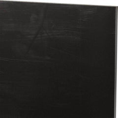 Made in USA - 1/4" Thick x 24" Wide x 2' Long, Nylon 6/6 (MDS-Filled) Sheet - Black - Exact Industrial Supply
