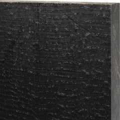 Made in USA - 1" Thick x 12" Wide x 1' Long, Nylon 6/6 (MDS-Filled) Sheet - Black - Exact Industrial Supply