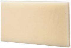 Made in USA - 4' x 4" x 1-1/2" Natural (Color) Nylon 6/6 Rectangular Bar - Exact Industrial Supply