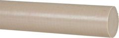 Made in USA - 1' Long, 1-1/2" Diam, PEEK Plastic Rod - Thermoplastic - Exact Industrial Supply