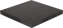 Made in USA - 1" Thick x 12" Wide x 1' Long, Polycarbonate Sheet - Black - Exact Industrial Supply
