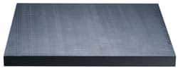 Made in USA - 1" Thick x 1' Wide x 1' Long, Nylon 6/6 Sheet - Black, Rockwell R-115 Hardness, ±0.002 Tolerance - Exact Industrial Supply