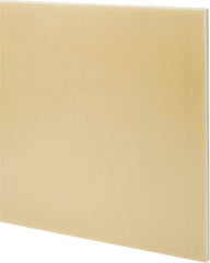 Made in USA - 3/8" Thick x 24" Wide x 3' Long, Epoxyglass Laminate (G10/F4) Sheet - Mustard Yellow, ±0.030 Tolerance - Exact Industrial Supply