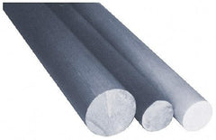 Made in USA - 4' Long, 7/8" Diam, Glass-Cloth Melamine Laminate (G5/G9) Plastic Rod - Grayish Brown - Exact Industrial Supply