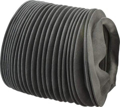 Made in USA - 24 Inch Long, 0.04 Inch Thick, Nylon Airtight Molded Bellows - 5 Inch Inside Diameter - Exact Industrial Supply