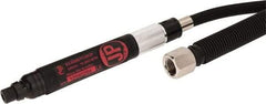 PRO-SOURCE - 1/8" Collet, Straight Handle, Air Straight Die Grinder - 70,000 RPM, Rear Exhaust, 1.5 CFM, 0.07 hp, 90 psi, 1/4 NPT Inlet - Exact Industrial Supply