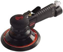 PRO-SOURCE - 12,000 RPM, 3 CFM Air Consumption, Air Orbital Sander - Round Pad, 1/4 NPT Inlet - Exact Industrial Supply