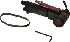 PRO-SOURCE - 3/8 x 13 Inch, 18,000 RPM Air Belt Sander - 1/4 Inch Inlet, 4.2 CFM Air Consumption - Exact Industrial Supply