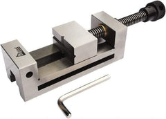Gibraltar - 2-3/4" Jaw Width, 3" Jaw Opening Capacity, 1-9/16" Jaw Height, Toolmaker's Vise - Flat Jaw, 0.003" Parallelism, 0.005" Squareness, 254mm OAL x 4-1/4" OAH - Exact Industrial Supply