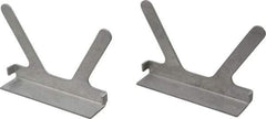 Gibraltar - 5" Jaw Width, Aluminum, Vise Jaw Cap - Press On Attachment - Exact Industrial Supply