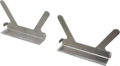 Gibraltar - 5-1/2" Jaw Width, Aluminum, Vise Jaw Cap - Press On Attachment - Exact Industrial Supply